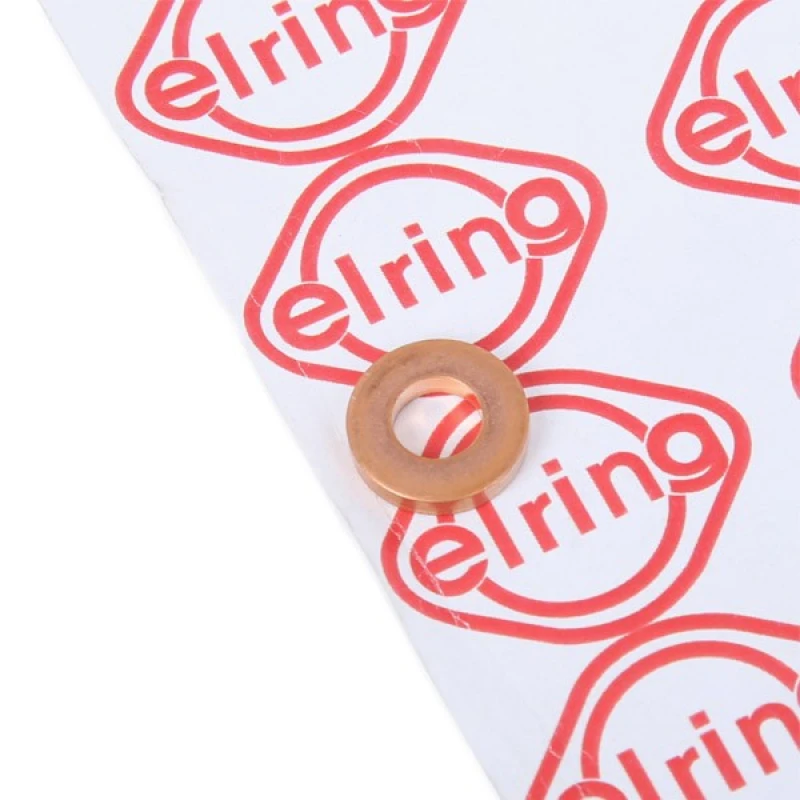 Image of ELRING 331.680 Gaskets Inner Diameter: 7,3mm, Copper Copper Seal,nozzle holder (4051)