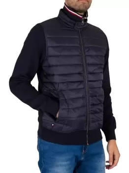 Image of Mix Media Zip Jacket