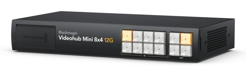 Image of Blackmagic Design Videohub Mini 8x4 12G BNC