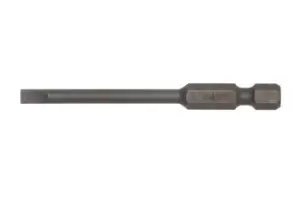 Image of Teng Tools FL7008A02 4.0mm Flat Bit - 70mm Long for Slotted Heads 1/4" Hex 2pk