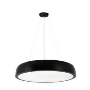 Image of Cocotte Cylindrical Pendant Black 43cm 3000K