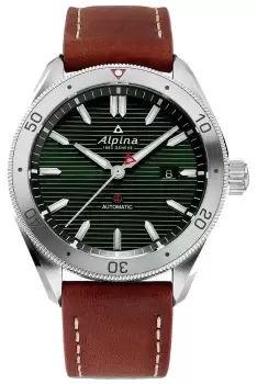 Image of Alpina AL-525GR5AQ6 Alpiner 4 Automatic (44mm) Green Dial / Watch