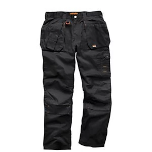 Image of Scruffs Worker Plus Trouser Black - 34W 31L