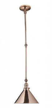 Image of 1 Light Indoor Wall / Ceiling Light Polished Copper, E27