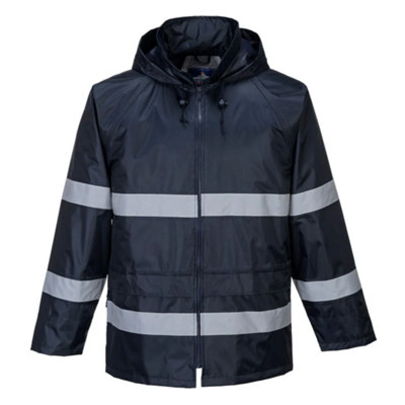 Image of Portwest Classic Iona Mens Rain Jacket F440NARS Colour: Navy