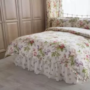 Image of Belledorm Delphine Duvet Cover Set (Double) (Multicoloured)