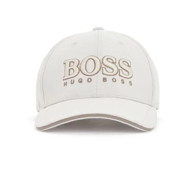 Image of Boss Logo Cap - White