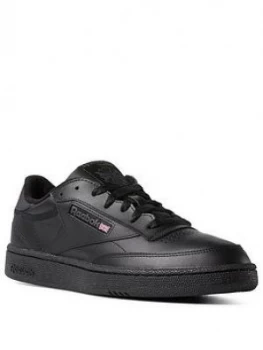 Image of Reebok Classic Club C 85 Essentials, Black, Size 10, Women