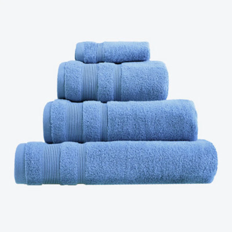 Image of Allure Bath Fashions Luxury Zero Twist Egyptian Cotton Hand Towel - Cornish Blue