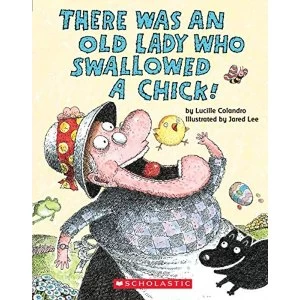 Image of There Was an Old Lady Who Swallowed a Chick!: A Board Book Board book 2017