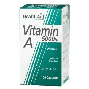 Image of HealthAid Vitamin A 5000iu - 100 Capsules