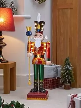 Image of Three Kings 80 Cm Lit Christmas Nutcracker - Traditional
