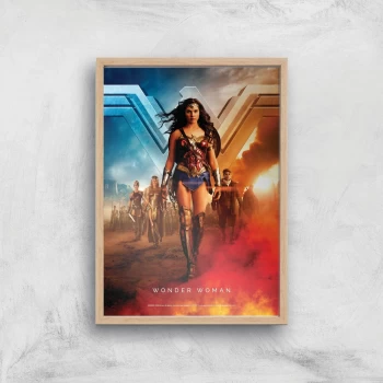 Image of DC Wonder Woman Giclee Art Print - A2 - Wooden Frame