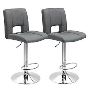 Image of HOMCOM Barstools 835-302V70 1150 x 415 x 510 mm Grey