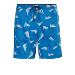 Image of Reebok Graphic Speed 2.0 Shorts Mens - Vector Blue