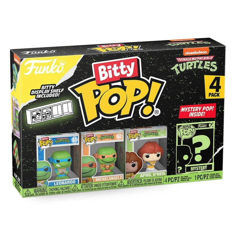 Image of Funko Bitty Pop: TMNT Leonardo 4 Pack Multi unisex