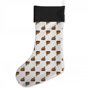 Image of Christmas Turkey Print Christmas Stocking