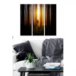 Image of MDF3151723 Multicolor Decorative MDF Painting (3 Pieces)