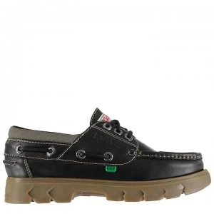 Image of Kickers Lennon Boat Shoes - Black