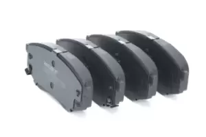 Image of RIDEX Brake pad set HYUNDAI,KIA 402B0905 581011KA00,581012SA00,581013SA26 581013SA25,58101B2A10,58101B2A70,S58101B2A70