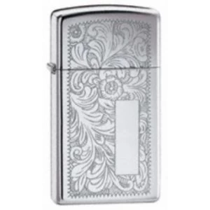 Image of Zippo Slim Venetian High Polished Chrome Lighter