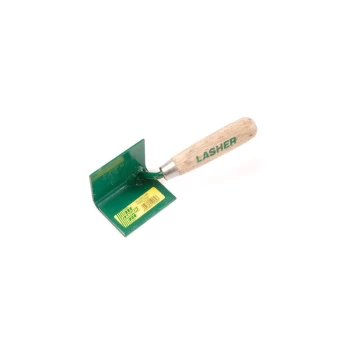 Image of Corner Cove Inside Trowel With 75mm Wooden Handle - Lasher