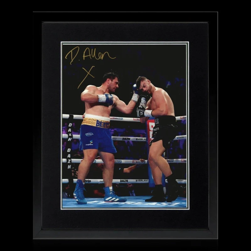 Image of The Fan Cave Dave Allen Signed Image Deluxe Mount Frame Black unisex 690mm x 48