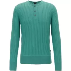 Image of Boss Fante Knit Jumper - Green