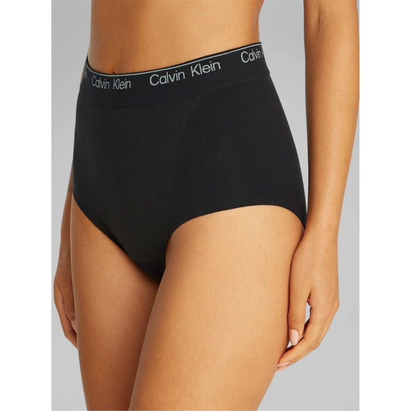 Image of Calvin Klein Womens Cotton Seamless Brief Shapewear Underwear Black female 8 (XS)