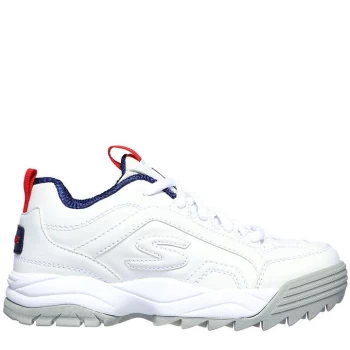 Image of Skechers Intershift Boys Trainers - White
