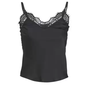 Image of Ikks BN11105-02 womens Blouse in Black. Sizes available:UK 6,UK 8,UK 10,UK 12,UK 14