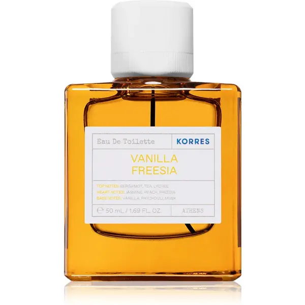 Image of Korres Vanilla Freesia Eau de Toilette For Her 50ml