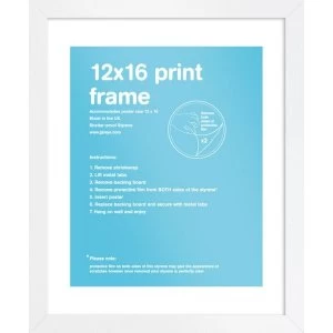 Image of GB White Frame PDC (30 x 40cm)