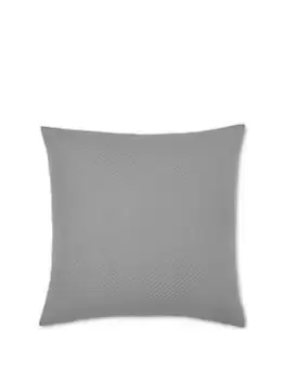 Image of Catherine Lansfield Pinsonic Chevron Cushion In Silver-Grey