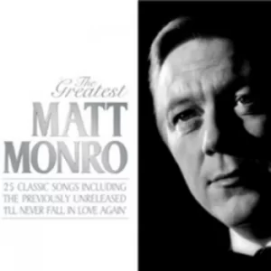 Image of The Greatest by Matt Monro CD Album