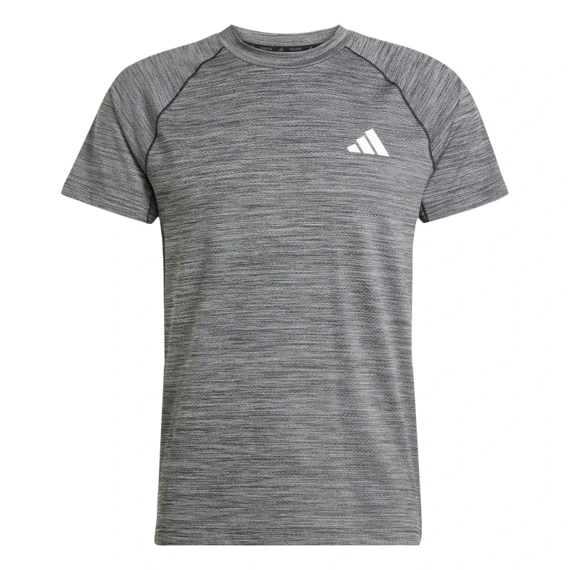 Image of adidas Gym+ Training Tee Mens Black Melange male L