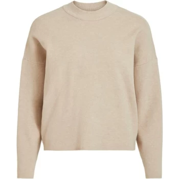 Image of Vila Violivinja Knit Top - Natural