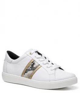 Image of Hotter Switch Wide Fit Trainers, White, Size 8, Women