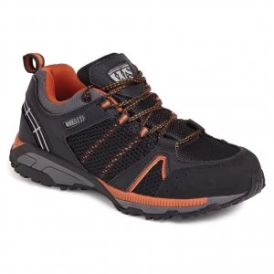 Image of SS607SM Black/Orange Sports Safety Trainer - Size 9