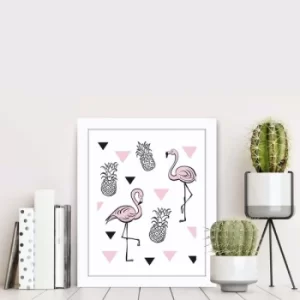 Image of BCT-099 Multicolor Decorative Framed MDF Painting