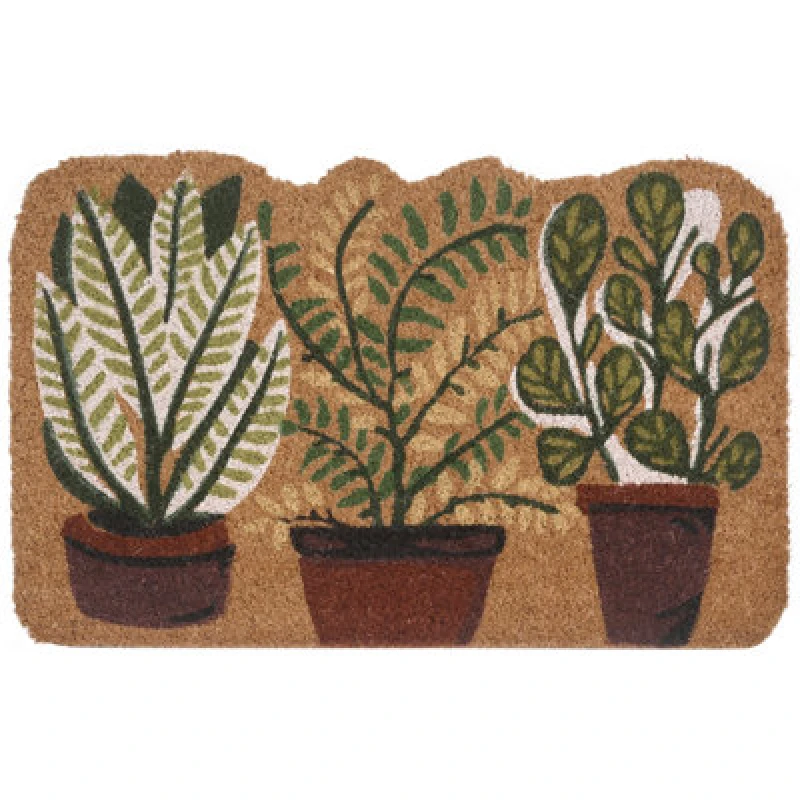 Image of Beliani Doormat Anamudi Natural 40 X 60 Cm Coir