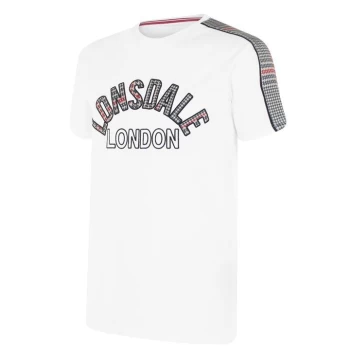 Image of Lonsdale Gentleman T Shirt - White