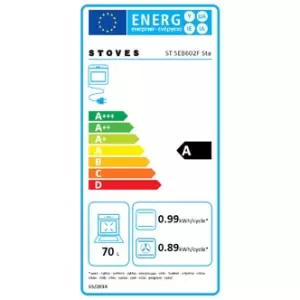 Image of Stoves 444410139 Built In Electric Single Oven in Stainless Steel 73L