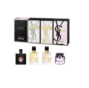 Image of Yves Saint Laurent Miniature Gift Set 7.5ml Libre Eau de Toilette + 7.5ml Libre Eau de Parfum + 7.5ml Mon Paris Eau de Parfum + 7.5ml Black Opium EDP