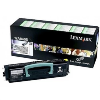 Image of Lexmark 12A8405 Black Laser Toner Ink Cartridge