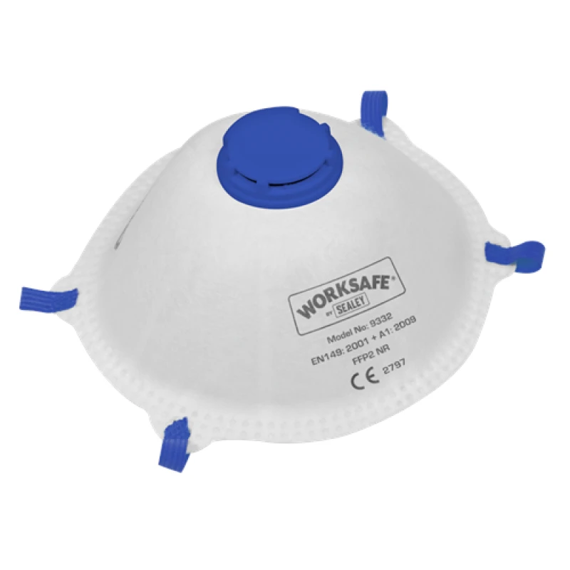 Image of Worksafe Cup Mask Valved FFP2 - Pack of 3 9332/3