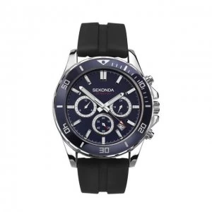 Image of Sekonda Blue And Black Dress Watch - 1709 - multicoloured