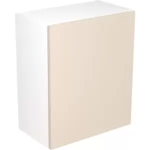 Image of Kitchen Kit Flatpack Slab Kitchen Cabinet Wall Unit Super Gloss 600mm in Cashmere MFC