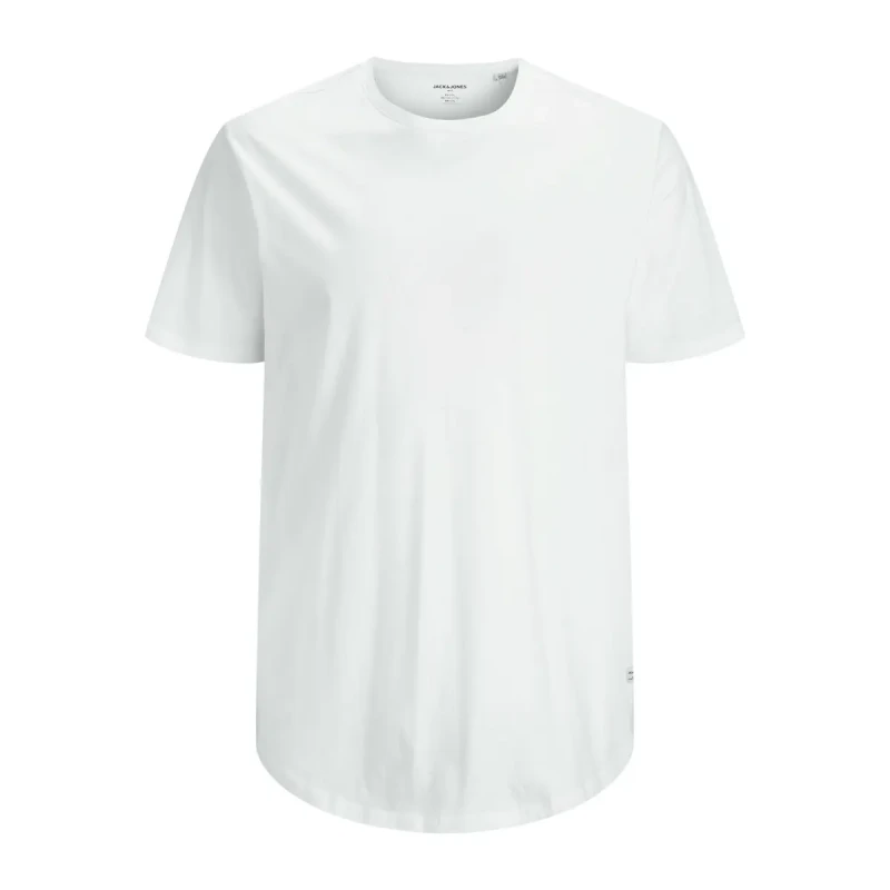 Image of Jack and Jones Jack+ Noa T-Shirt Mens Plus Size White male 5XL