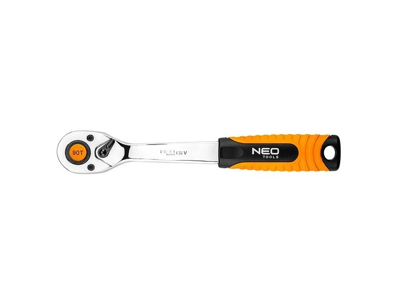 Image of NEO TOOLS 08-536 Reversible Ratchet Number of teeth (ratchet mechanism): 90, Length: 250mm, Chrome-Molybdenum Steel Chrome Vanadium Steel, Chrome-Moly